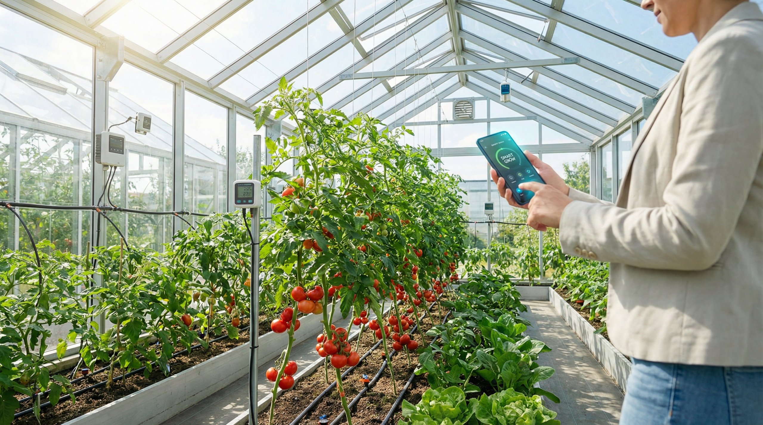 Smarte Gewächshäuser